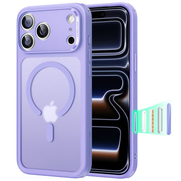 iPhone 17 Pro Max Classic Hybrid Magnetic Case (Camera Control) - Frosted Purple  Product type