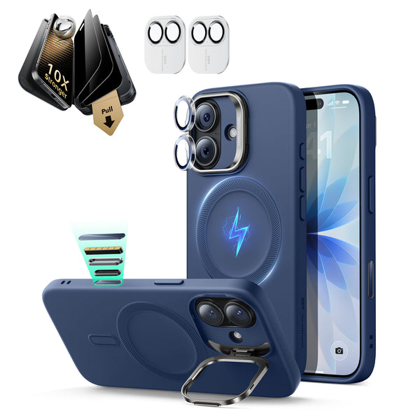 iPhone 17 覗き見防止 Corning™製スクリーン保護フィルム&シリコン