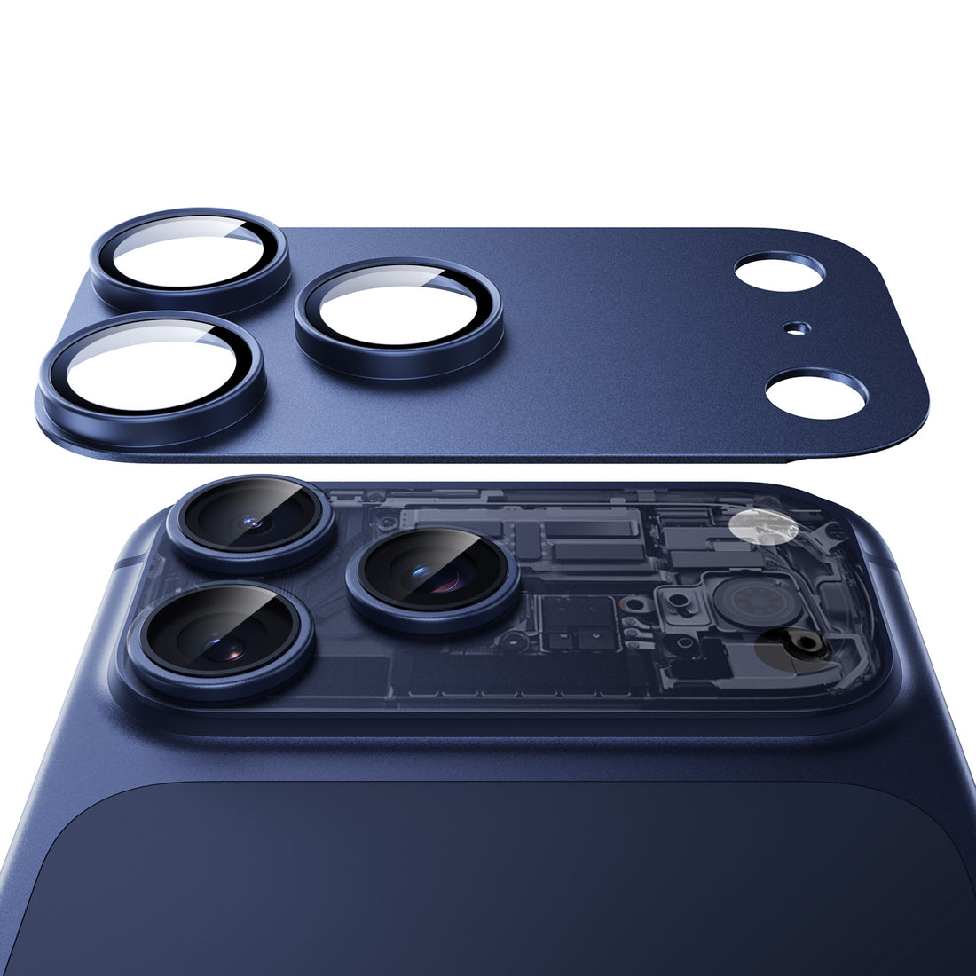 iPhone 17 Pro Max Armorite® Pro Camera Lens Protector (Full Coverage) - Blue  Product type