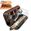 iPhone 17 Pro Max Bundle Armorite® Pro Screen Protector and Camera Lens Protector (Full Coverage) - Orange  Product type