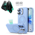 iPhone 17 Cloud Soft Magnetic Case (Camera Control, Stash Stand) Armorite Privacy Protection Bundle - Mist Blue  Product type