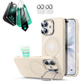 iPhone 17 Cloud Soft Magnetic Case (Camera Control, Stash Stand) Armorite Protection Bundle - Light Tan  Product type