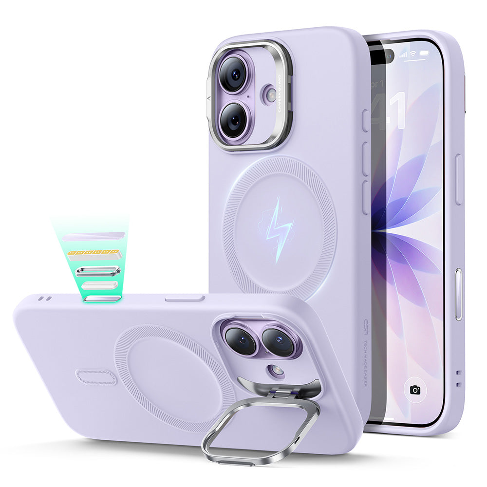 iPhone 17 Cloud Soft Magnetic Case (Camera Control, Stash Stand) - Lavender  Product type