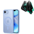 iPhone 17e Bundle Classic Hybrid Magnetic Case & Armorite® Privacy Screen Protector - Frosted Light Blue  Product type