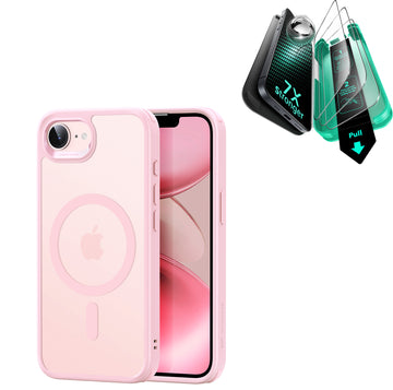 iPhone 17e Bundle Classic Hybrid Magnetic Case & Armorite® Screen Protector - Frosted Bubblegum Pink  Product type