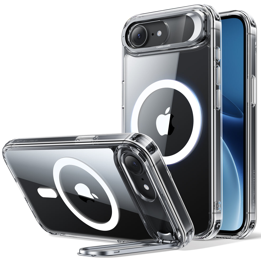 iPhone 17e Classic Hybrid Magnetic Case (Stash Stand) - Clear  Product type