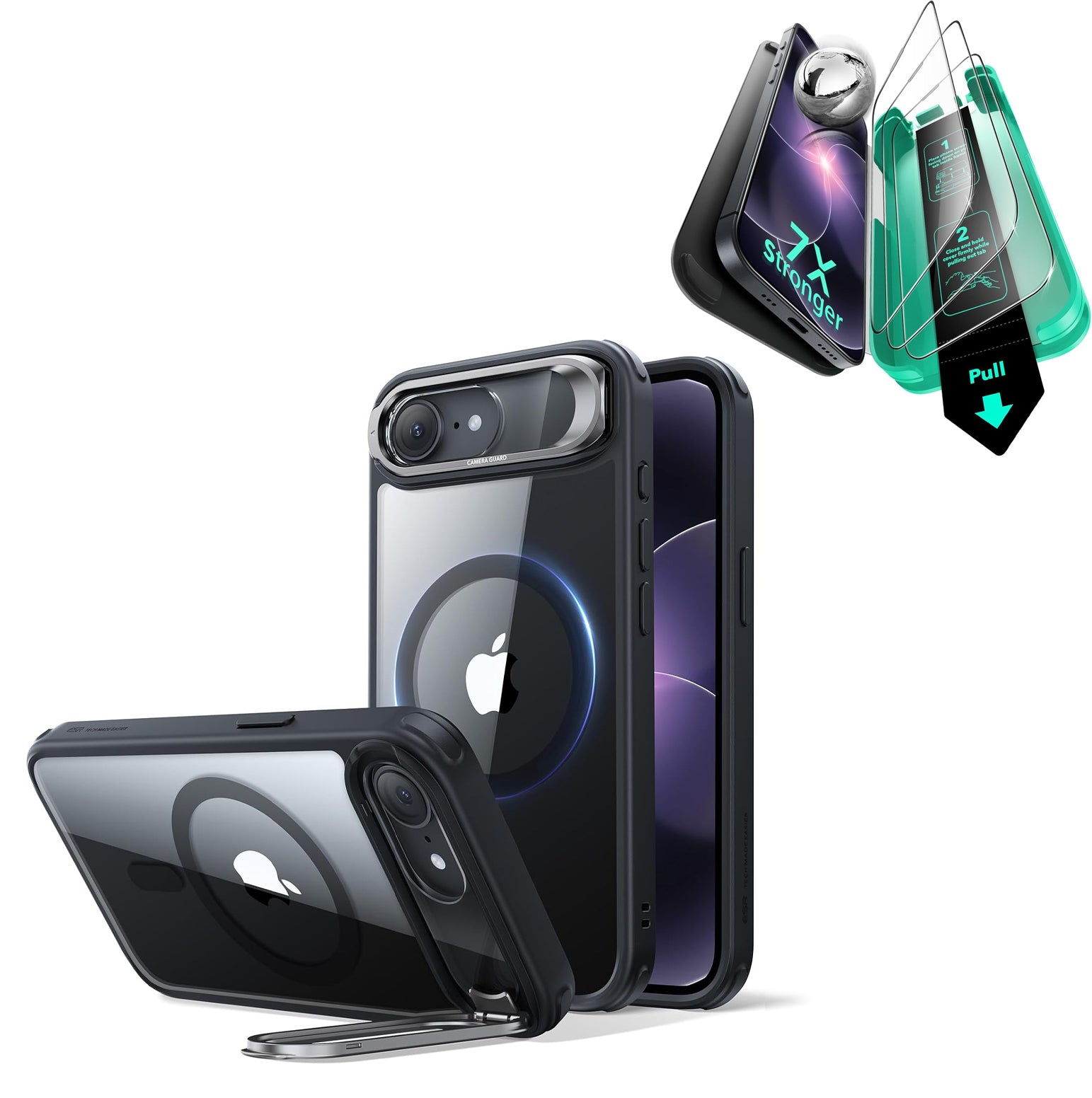 iPhone 17e/16e ケース・ガラスフィルム｜MagSafe対応・耐衝撃 | ESR公式
