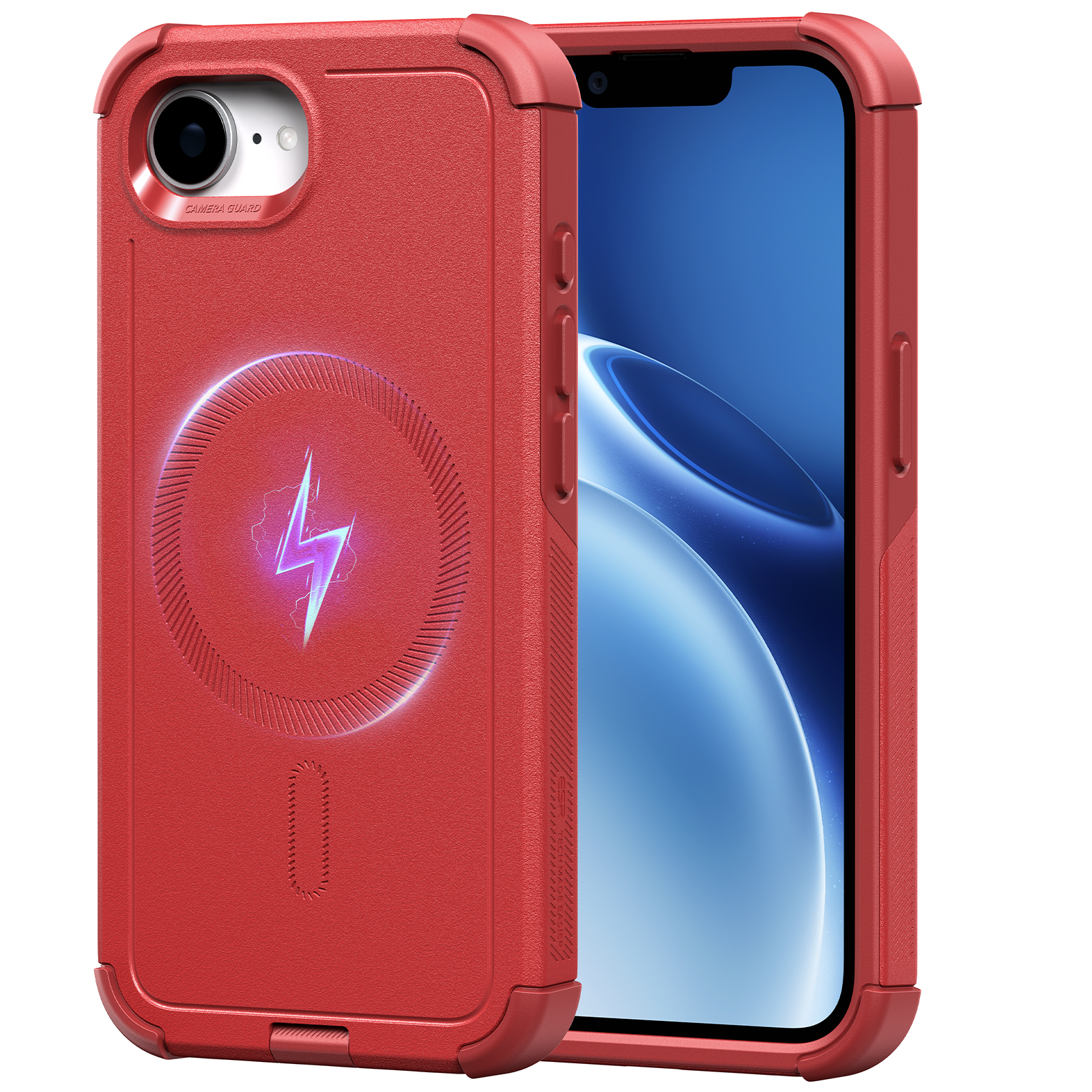 iPhone 17e Cyber Tough Magnetic Case - Red  Product type