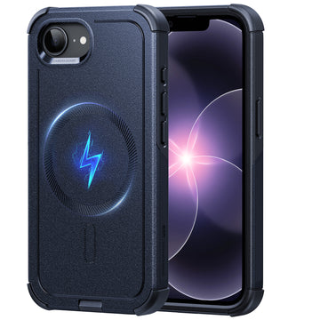 iPhone 17e Cyber Tough Magnetic Case - Navy Blue  Product type