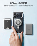 iPhone 18 Pro用Classic ハイブリッドマグネットケース カメラコントロールカバー、Flexスタンド付き＆Cyclone 25Wマグネット充電パッド - クリアブラック  Product type