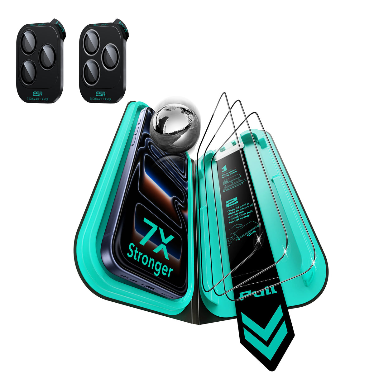 iPhone 18 Pro Max Bundle UltraFit Armorite® Screen Protector and Camera Lens Protector - 3-Pack + 2 Sets  Product type