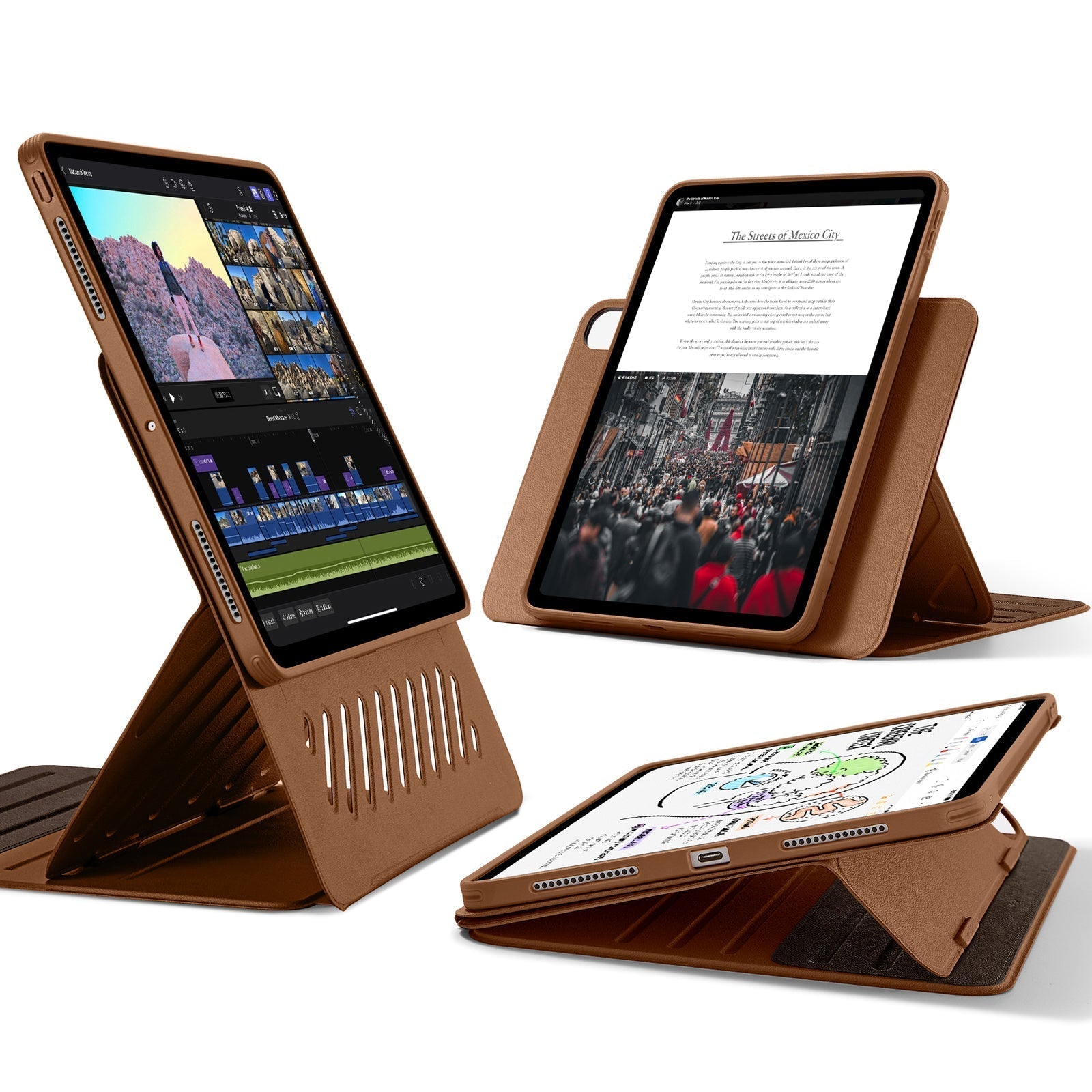 iPad Pro 13 (M4/M5) キーボードケース | 30%軽量・360°回転 | ESR公式