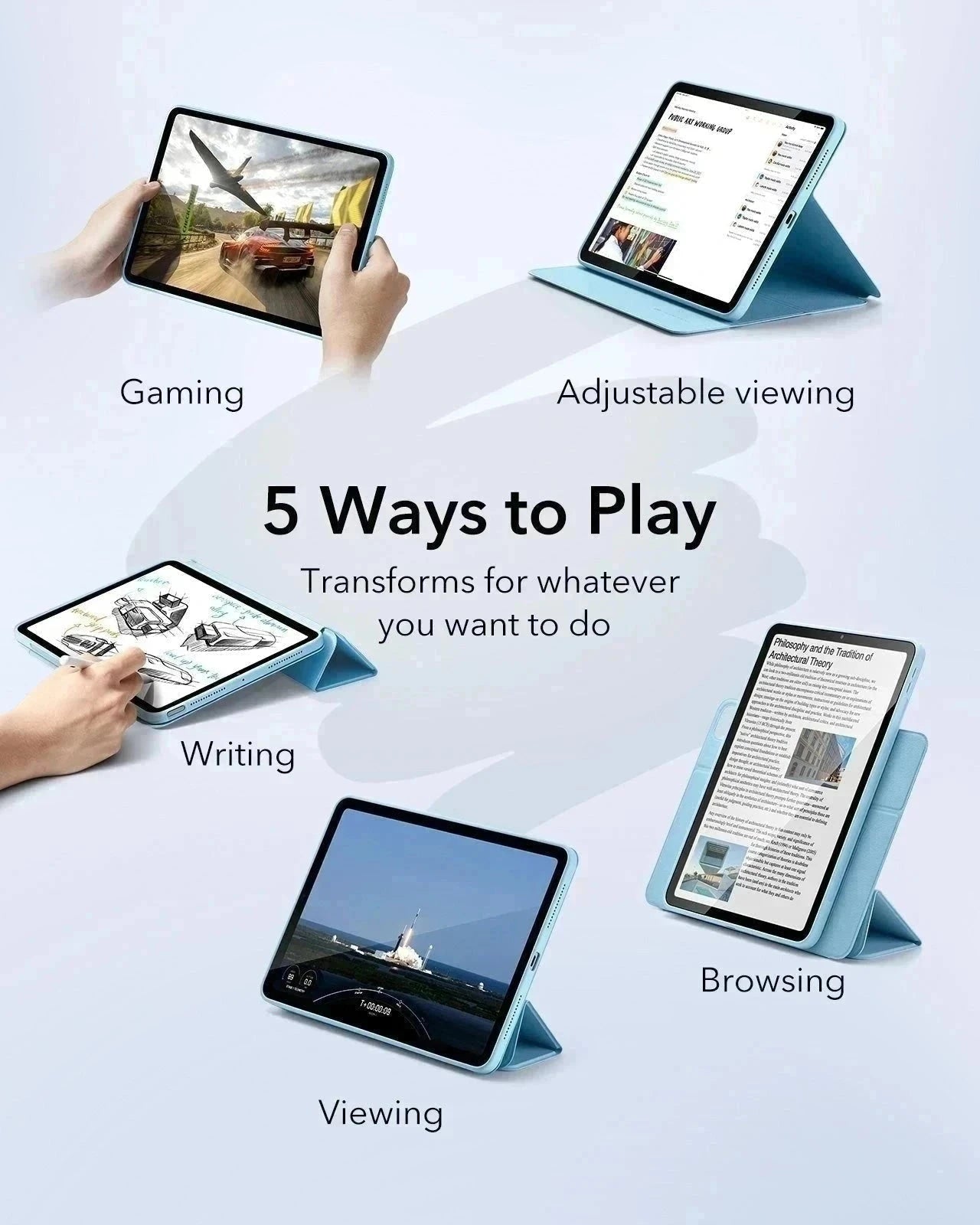 iPad Air 11ʺ (2024) Rebound Transformation Bundle - Grey  Product type