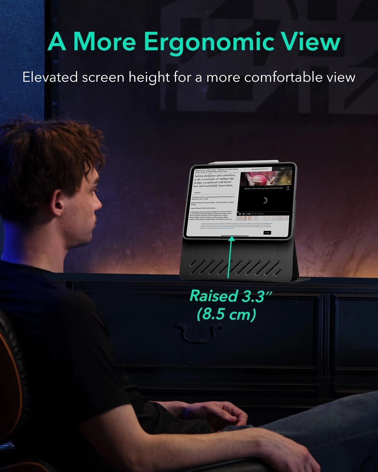 iPad Air 11" (2025) Shift Magnetic Case - Red  Product type