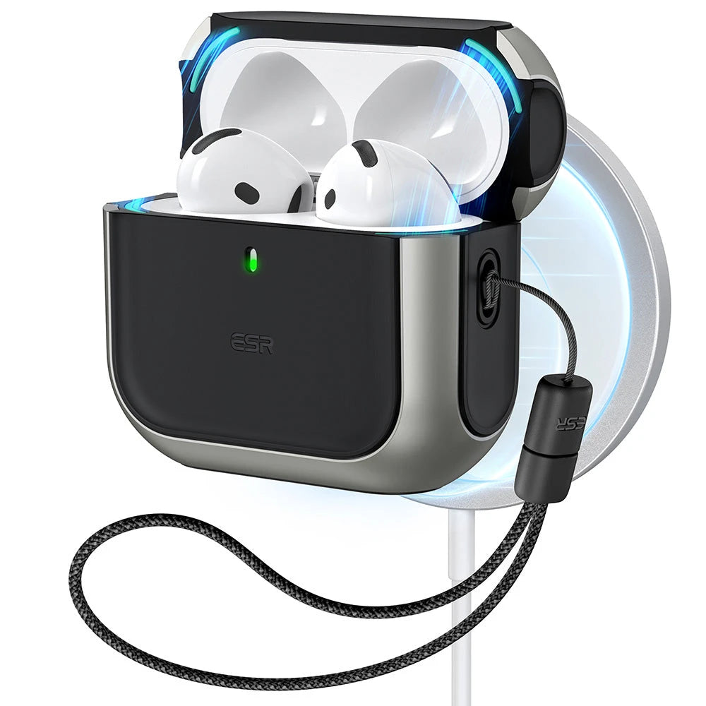 AirPods 4 Orbit Hybrid Case (HaloLock) - Titanium  Product type