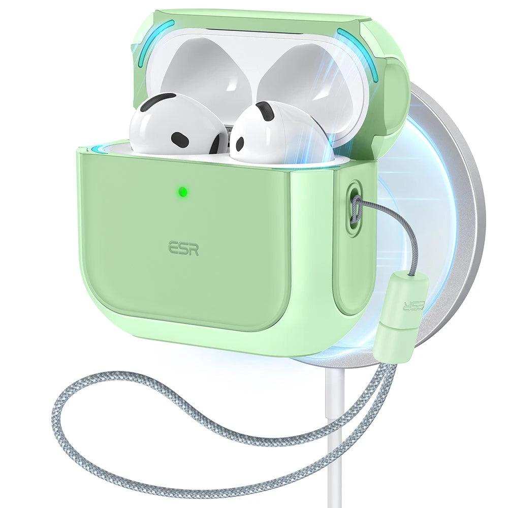 AirPods 4 Orbit Hybrid Case (HaloLock) - Mint Green  Product type