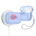 pulse flicklock airpods pro case with lock blue