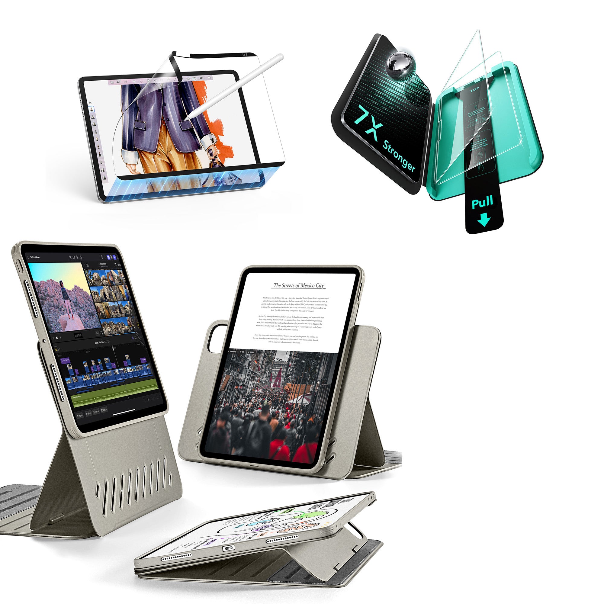 iPad Pro 11 M1 128GB+Pencil2+ESRケース iPad Pro 11 ケース(M5) & プロテクター 15%オフ | ESR Shift