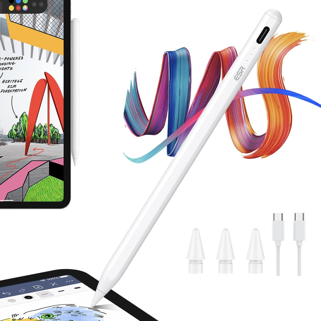 Digital Pencil for iPad - White  Product type